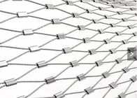Rede de aço inoxidável do cabo da parede do verde de Mesh Ferrule Architecture Plant Trellis da corda de fio 7 x 19