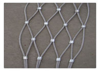 Rede de aço inoxidável da malha da corda de fio da virola para o cerco animal